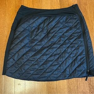 Black Quilted Women's Skirt